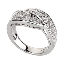 Fashion Crystal Jewelry Gold Plated Zircon Victoria Wieck Rings Wedding Rings Engagement Rings For Women
