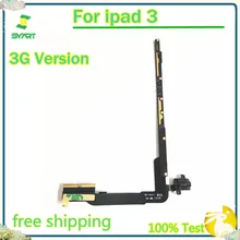 3G Version Volume Headphone Audio Headset Jack With PCB Board Flex Cable For ipad 3