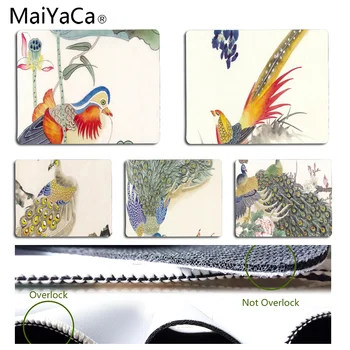 

MaiYaCa Hand-painted Chinese painting bird pictures Silicone Pad to Mouse Game Size for 180*220*2mm and 250*290*2mm Mousepad