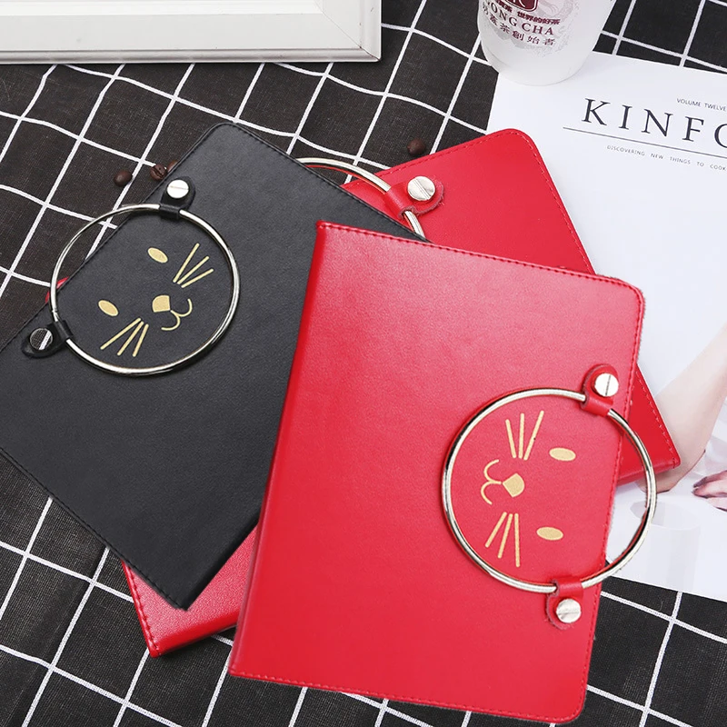 Cartoon Case for iPad 2 3 4 Cover Flip PU Leather Smart Stand Hand