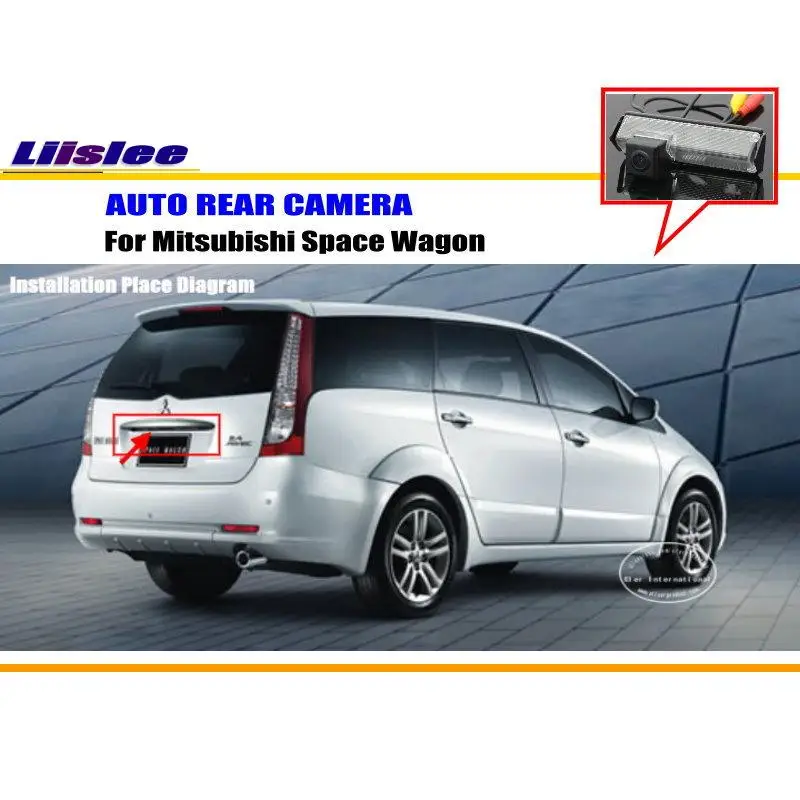 

For Mitsubishi Space Wagon Car Rearview Rear View Camera Back Parking RCA NTST PAL AUTO HD CCD CAM Accessories Kit