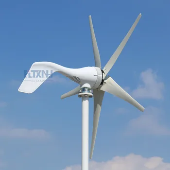 

2020 Micro wind turbine generator 400w 12v 24v horizontal low noise with high efficient 3 blades or 5 blades