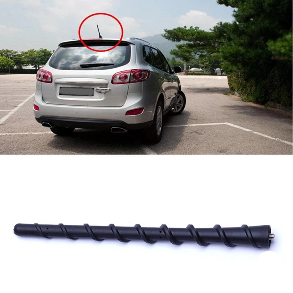 

M5 M6 Screws Replacement Car Aerials Universal 7 Inch/17.8cm Short Antenna Mast For Ford Mustang/Buick Enclave/Chevrolet