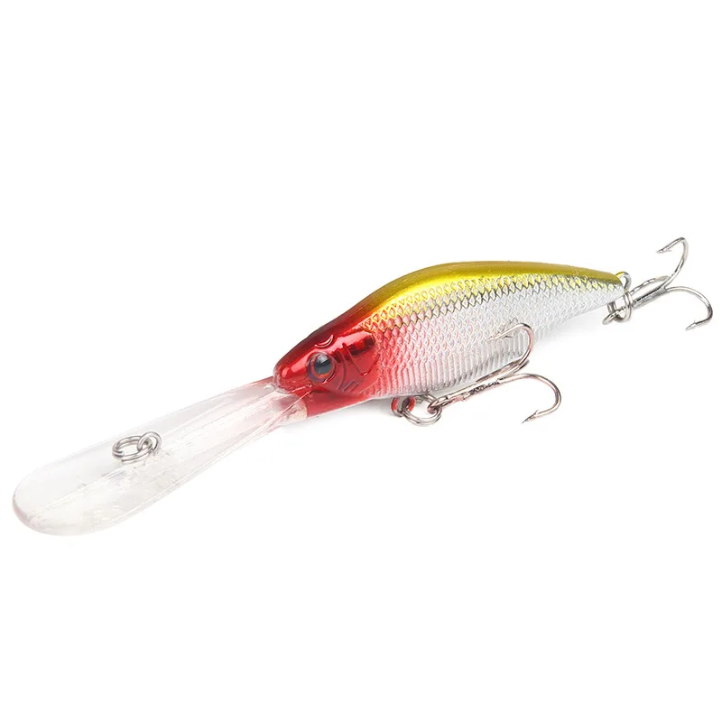 Fishing Lure Long Tongue Minnow Hard Bait 9.6g/11cm Lure Bait Freshwater Sea Fishing Bait Hook Artificial Bionic Lure jooyoo
