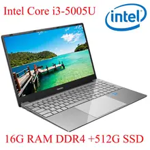 P3-09 16G RAM 512G SSD I3-5005U Notebook  Laptop Ultrabook Backlit IPS WIN10 keyboard and OS language available for choose