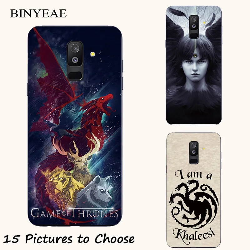 

GOT Game Of Throne Silicone Painting Case For Samsung Galaxy Note 8 9 S8 S9 S10 S10e A6 A7 A8 A9 Plus 2018 Phone Printed Cover