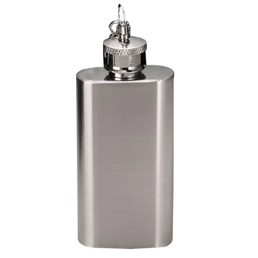 

Mini Wine Flask Whiskey Pot Key Chain Gifts Stainless Steel 1.8OZ Portable
