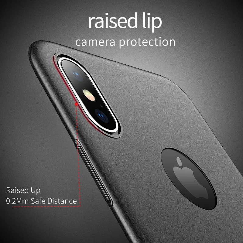 Msvii Phone Coque for iPhone X Case Ultra-thin Business Phone Cases for iPhone Xs Matte Hard Back Cover for iPhone XR Case Cover