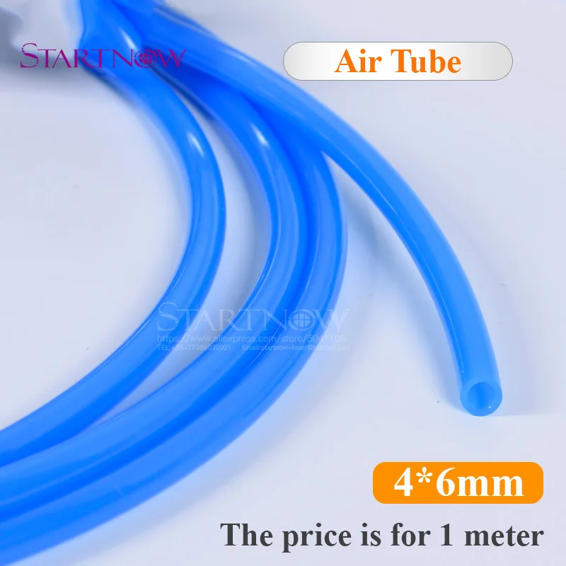 

Blue Air Tube Flexible Hose 6x4mm Polyurethane Pipe Pneumatic PU Tubing For Air Compressor CO2 Laser Engraving Cutting Machine