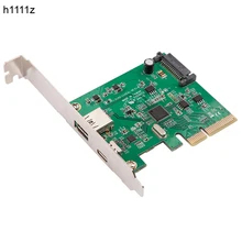 H1111Z PCI Express к USB3.1 USB-C+ USB3.1 type-A плата контроллера до USB3.1 Gen-II 10 Гбит/с супер скорость+ набор микросхем ASM3142