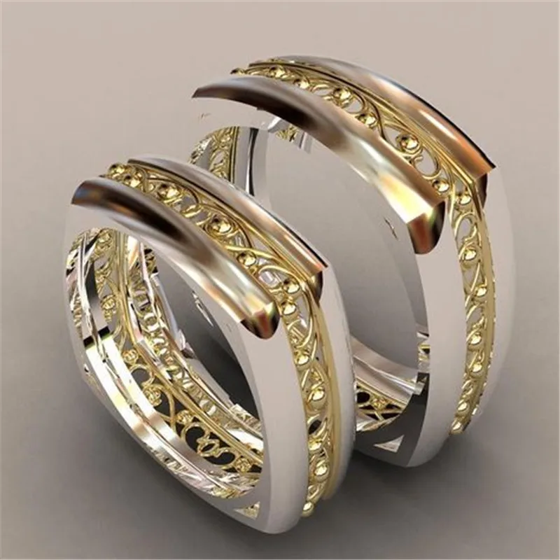 Дизайн, роскошное Брендовое кольцо с полым цветком, женское модное свадебное кольцо, бижутерия для женщин и мужчин