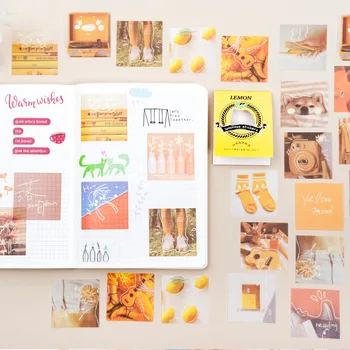 

Noctilucent Series Peach Starry Decorative Stationery Stickers Scrapbooking DIY Diary Album Stick Label