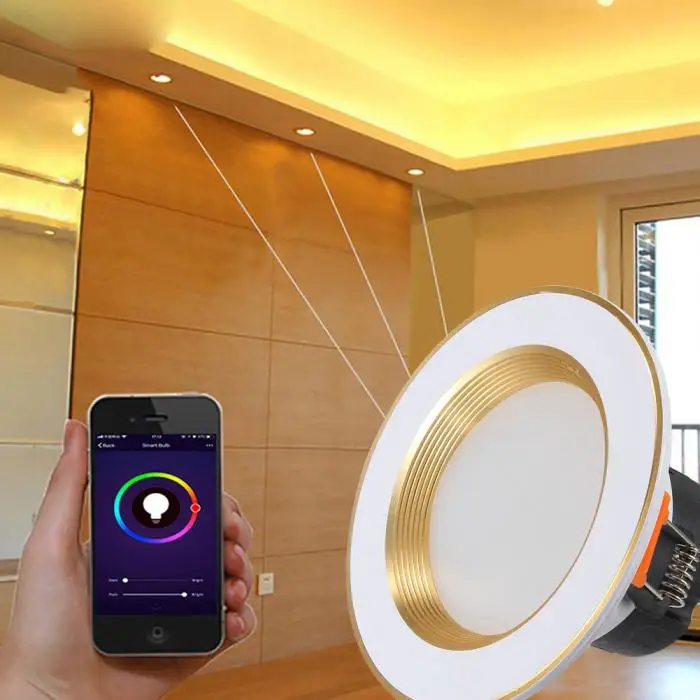 WiFi умный светодиодный светильник RGB Голосовое управление Автоматизация для домашней комнаты ALI88