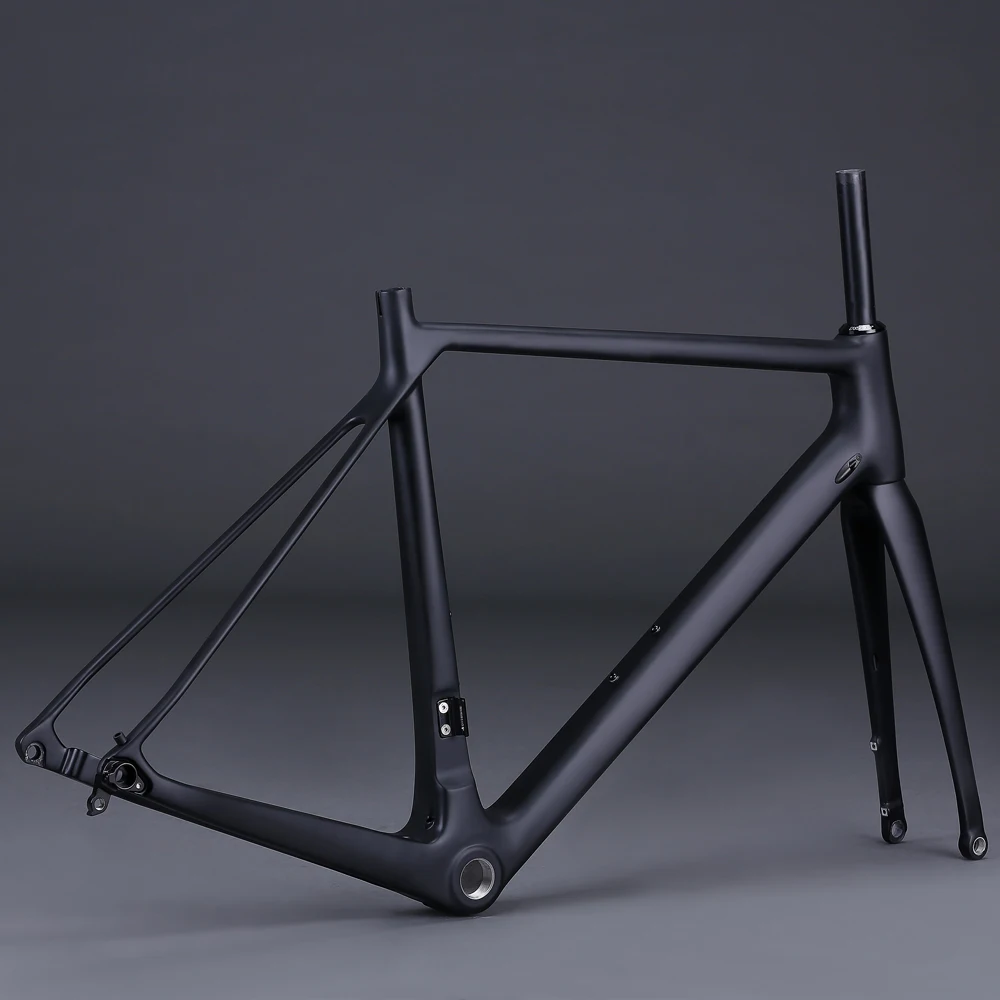 Buy 700C Carbon Fiber Disc Brake Flat Mount Carbon