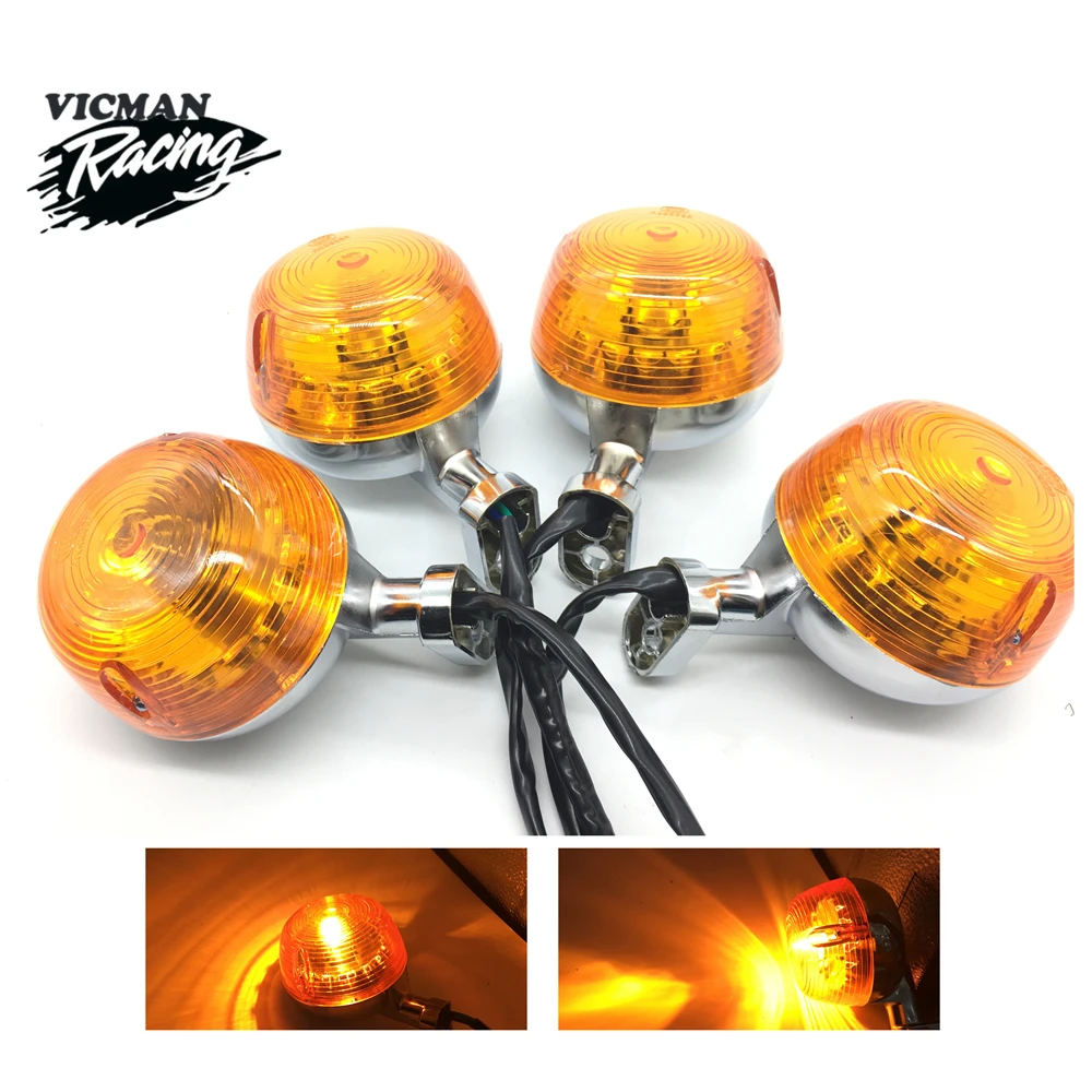 Vintage Turn Signal Light Jh70 Indicator Motorcycle Steel Turn Lights