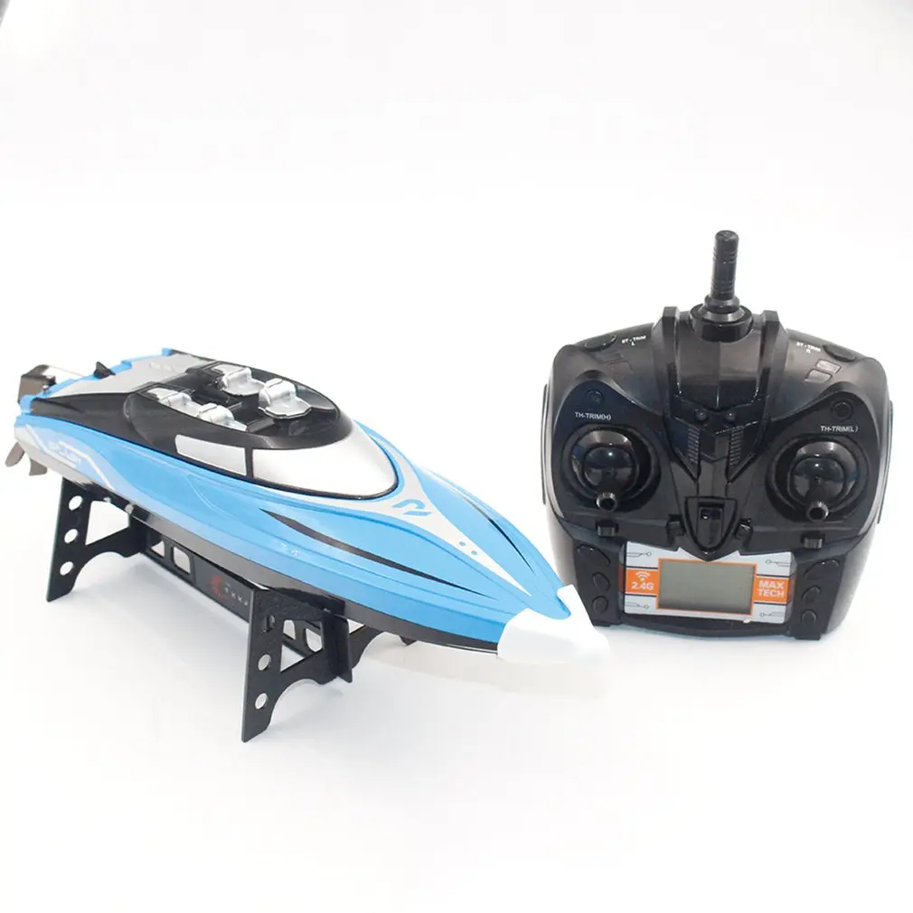 

H108 2.4GHz 4CH 25KM/h High Speed Mini Racing RC Boat Speedboat Ship with Water Cooling System Flipped for Kid Model Toys Gift
