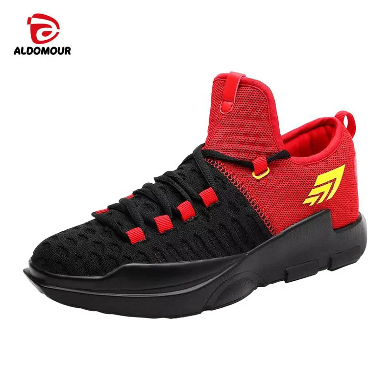 Aldomour Zapatillas de baloncesto hombres sneakers tamaño 39-45 Basket Homme zapatos de baloncesto chaussures de basket Homme b7019
