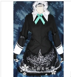 Аниме Kagerou Project Touhou Izayoi Sakuya карнавальный костюм любого размера для женщин|cosplay