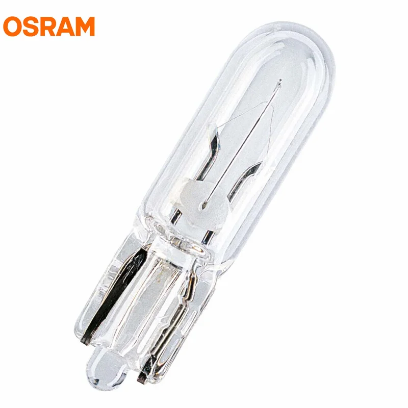 

10pcs OSRAM T5 2721 12V 1.2W W2*4.6d Original Line Spare Parts Instrument Indicator Light Car Standard Lamps OEM Halogen Bulbs