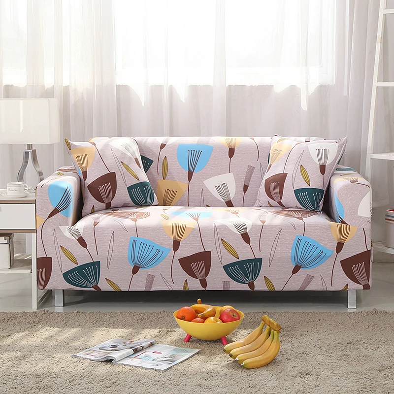 

Slipcovers Elastic Sofa Cover/Towel Single/Two/Three/Four-seater Tight Couch Flower 1PC