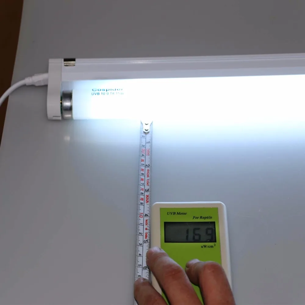 UVB 5.0 10.0 Reptile CFL Fluorescent Linear Light Lamp Kit 18" 15w