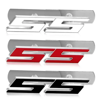 

3D Car Styling Front Grille Emblem Badge Stickers for SS Logo for Chevrolet Sail Malibu Aveo Cruze Captiva Orlando Trax Camaro