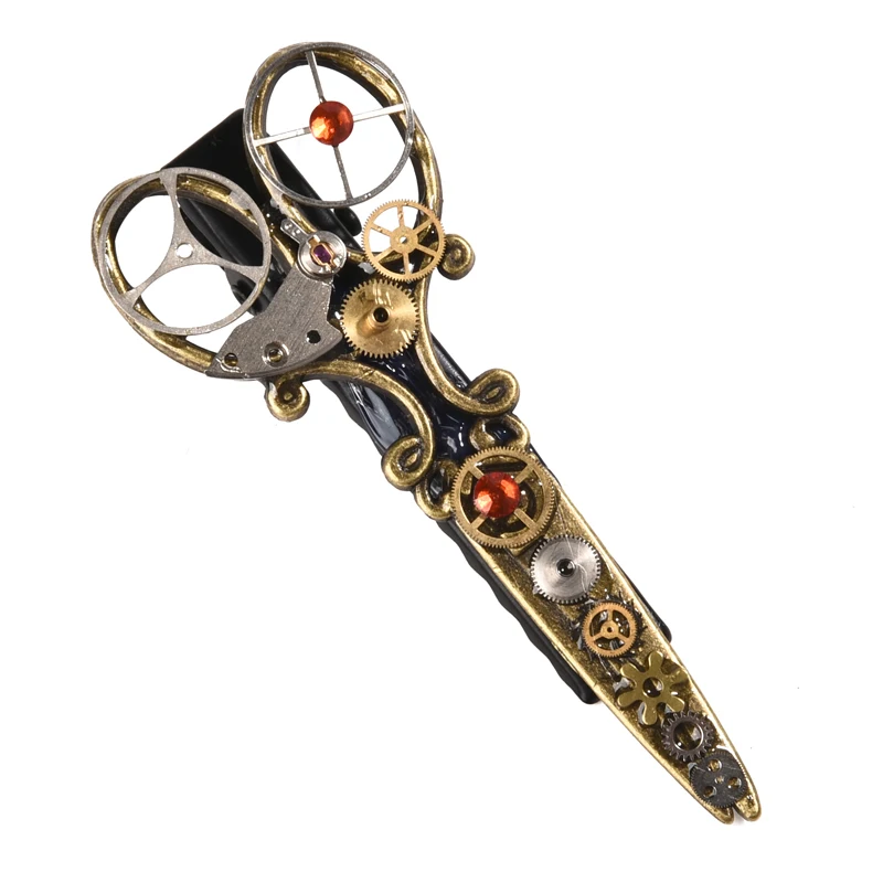 Steampunk Scissors Hair Clip 