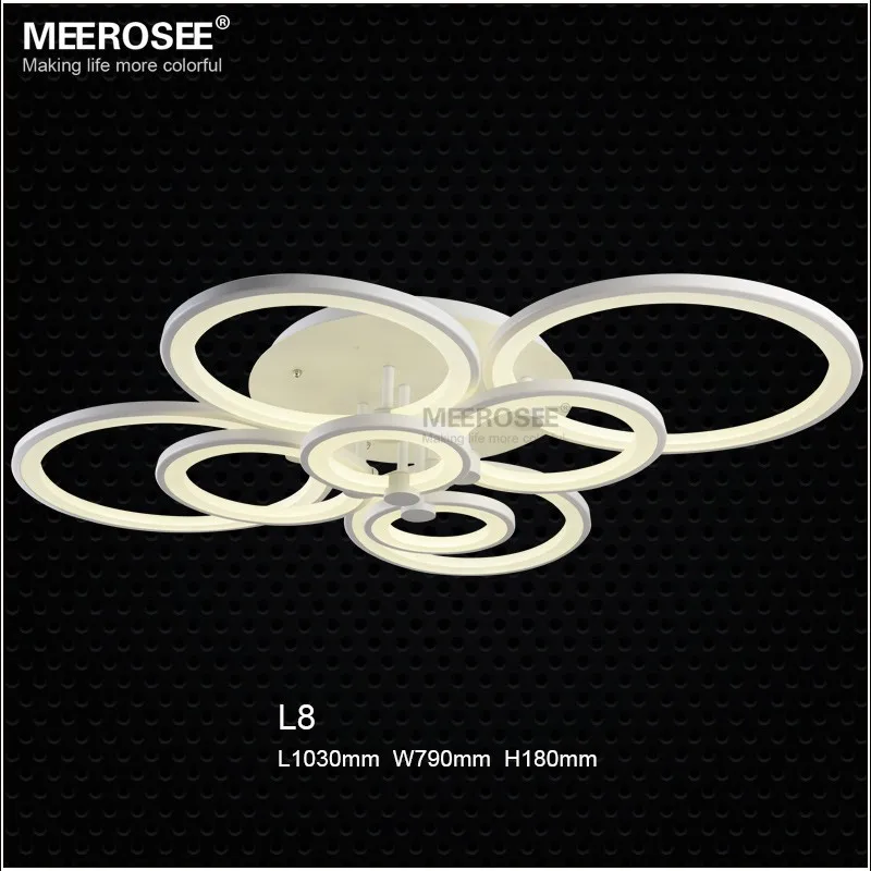 Lustres anel branco levou luminária led Interruptor : Interruptor
