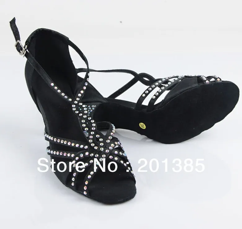 ladies black dance shoes