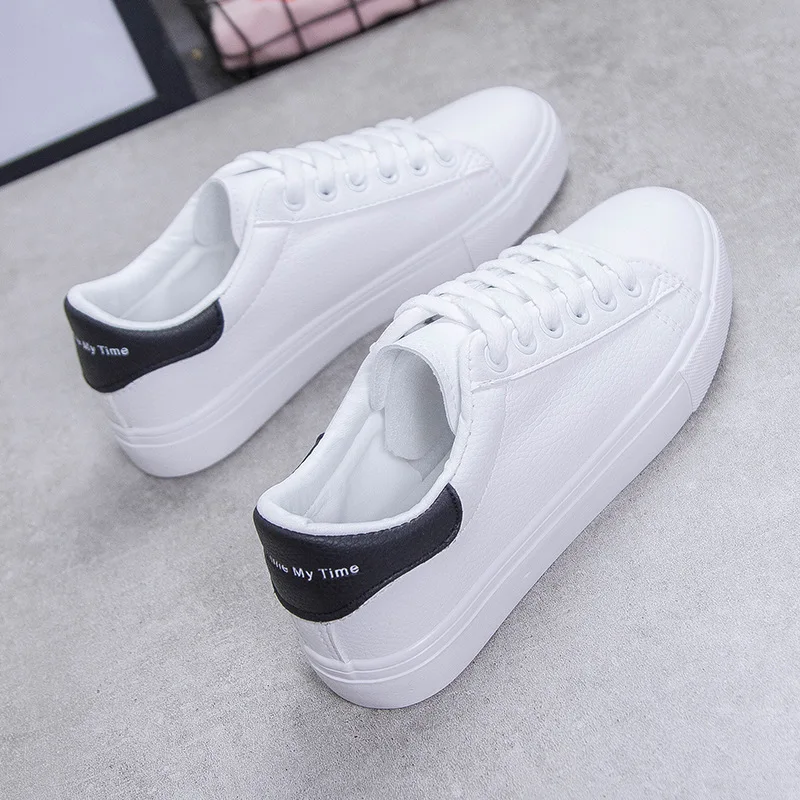 

White Sneakers Women Canvas Shoes Women Shoes Lace Up Fashion Vulcanize Shoes Summer Casual Zapatillas Mujer
