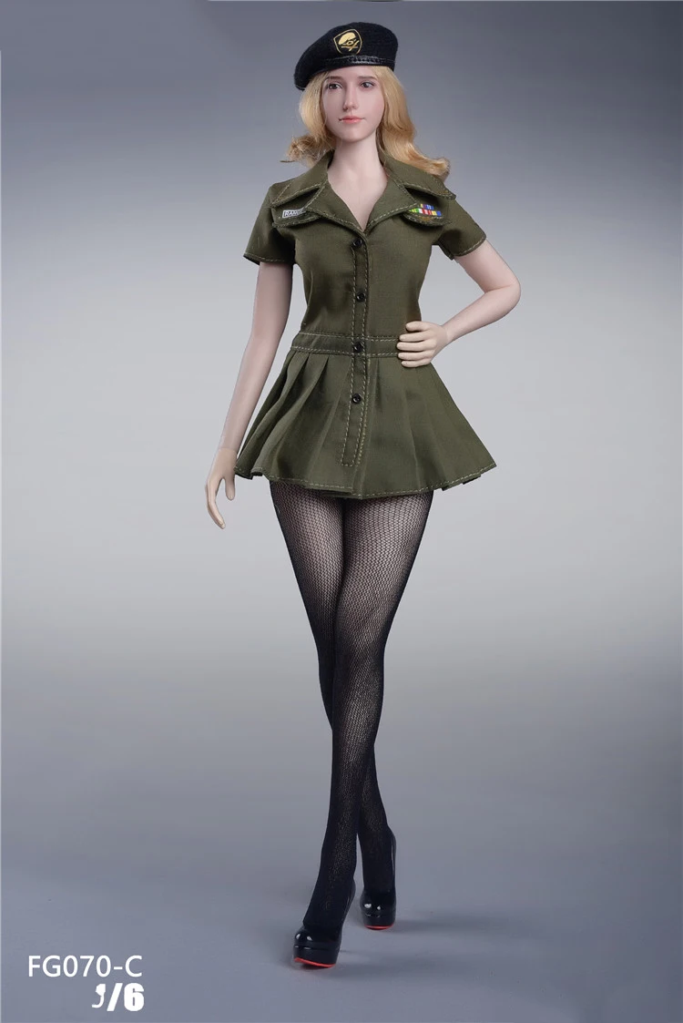 Fire Girl Toys 1/6 FG070 Американский военный стиль бесшовные колготки серии тканевый костюм для женщин 1" PH кукла экшн фигурка тела