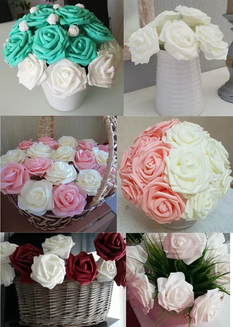 10 głowic 8CM Pretty Charming sztuczne kwiaty PE pianka Róża Kwiaty Panna Młoda bukiet Home dekoracje ślubne Scrapbooking DIY materiały eksploatacyjne tanie i dobre opinie Ślub Z Rose DA009 Kwiat oddział 10 głowic 8CM Pretty Charming sztuczne kwiaty PE pianka Róża Kwiaty Panna Młoda bukiet Home dekoracje ślubne Scrapbooking DIY materiały eksploatacyjne tanie i dobre opinie Ślub Z Rose DA009 Kwiat oddział