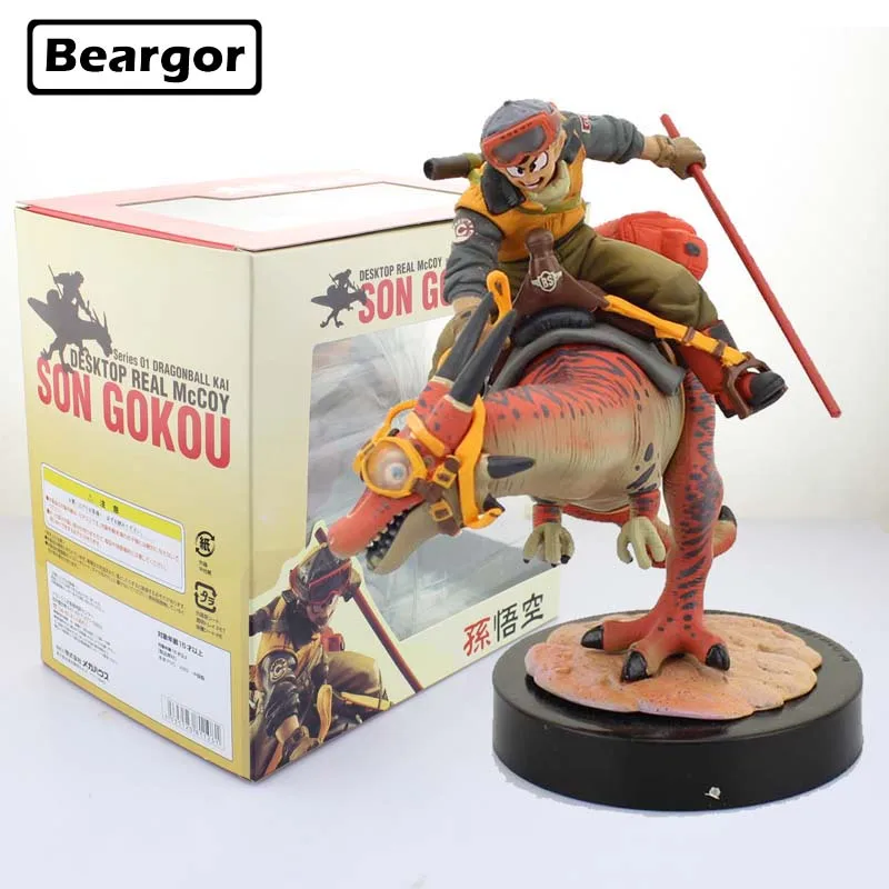 

6 inch Dragon Ball Son Gokou Goku Riding the Dinosaur Ver. Desktop Boxed 14cm PVC Anime Action Figure Model Doll Toys Gift