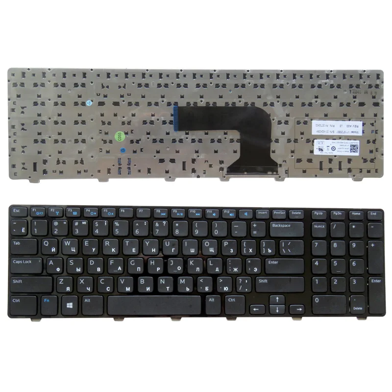 Русская клавиатура для ноутбука DELL 17R 3721 3737 17R-5721 N3721 N5721 5721 5737 5357 M731R 5735 V119725BS1 RU Клавиатура ноутбука