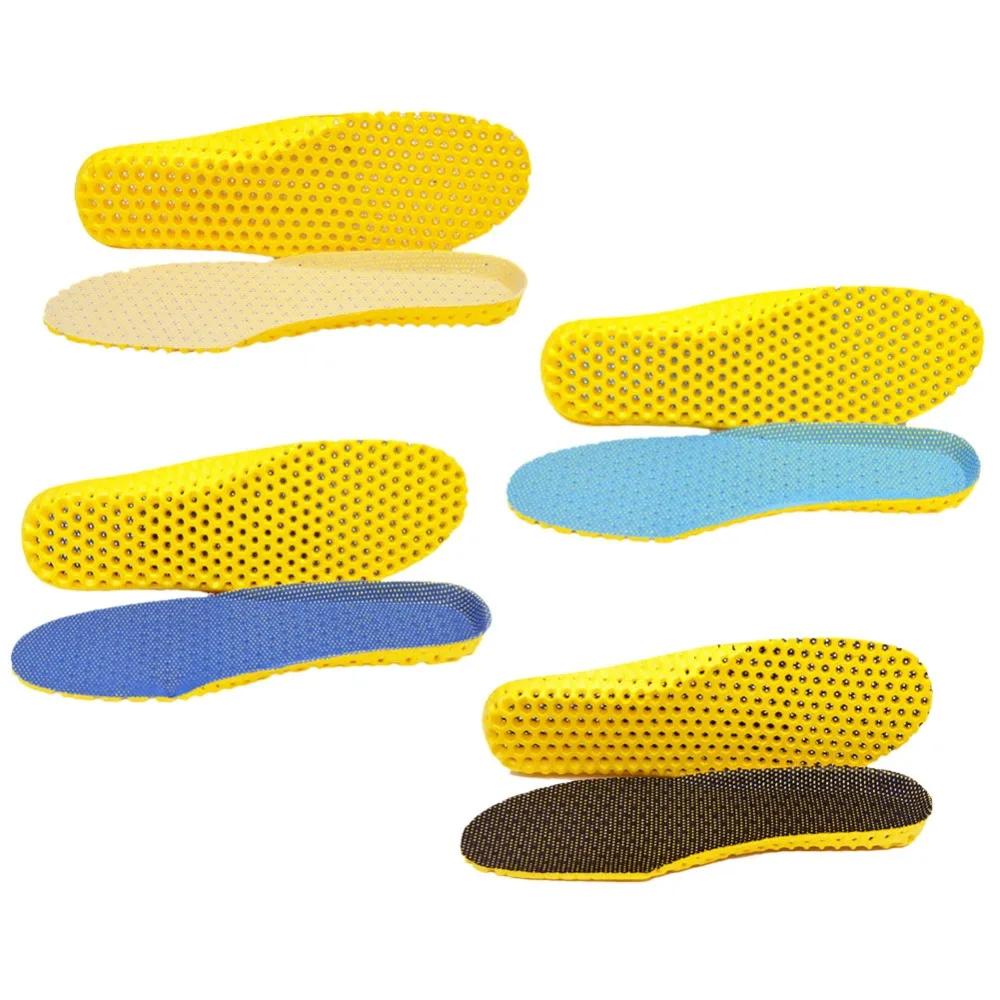 Лёгкие дышащие ортопедические стельки дезодорант обувь Running Cushion стельки для обуви Pad одноцветное plantillas колодки