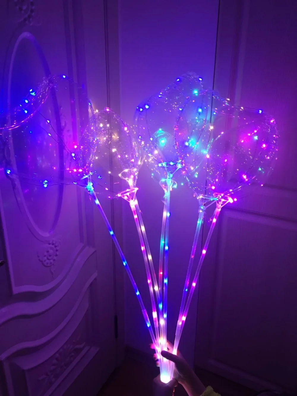 NEW LED balloon Each set includes 18 inch heart shaped luminous balloon