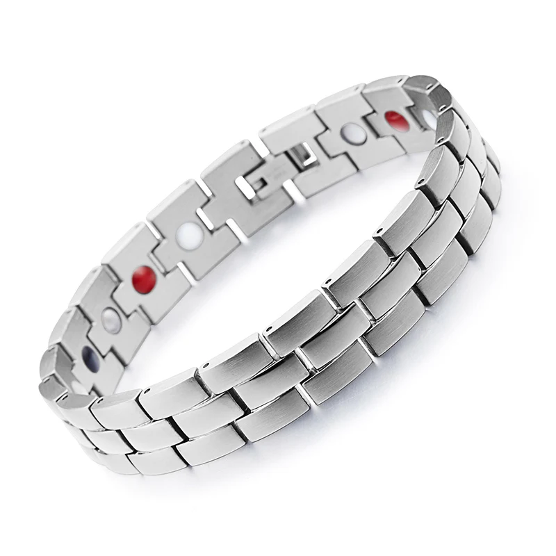 MINIMALISM 2018 4 In 1 Bio Bracelet Black Color IPG Golden Power Sports Bracelets For