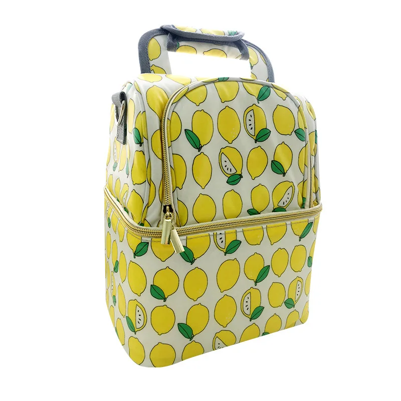 Baby Insulation Breast Milk Bags Fox Double Layer Waterproof Mummy Feeding Milk Food Fruit Storage Shoulder Bag Warm Tote BB5108 (25)