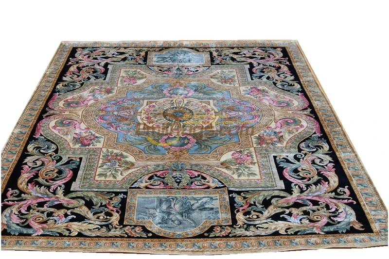 

Vintage Belgian Savonnerie Rug Antique French Savonnerie Rug Vintage Hand Made Savonnerie Pattern Wool Rug Carpet Handmade