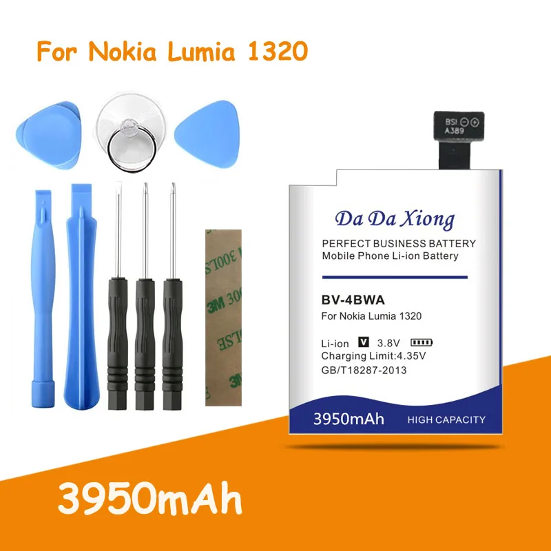 

Newly Upgraded High Quality 3950mAh BV-4BWA BV4BWA BV 4BWA Li-ion Phone Battery for Nokia Lumia 1320