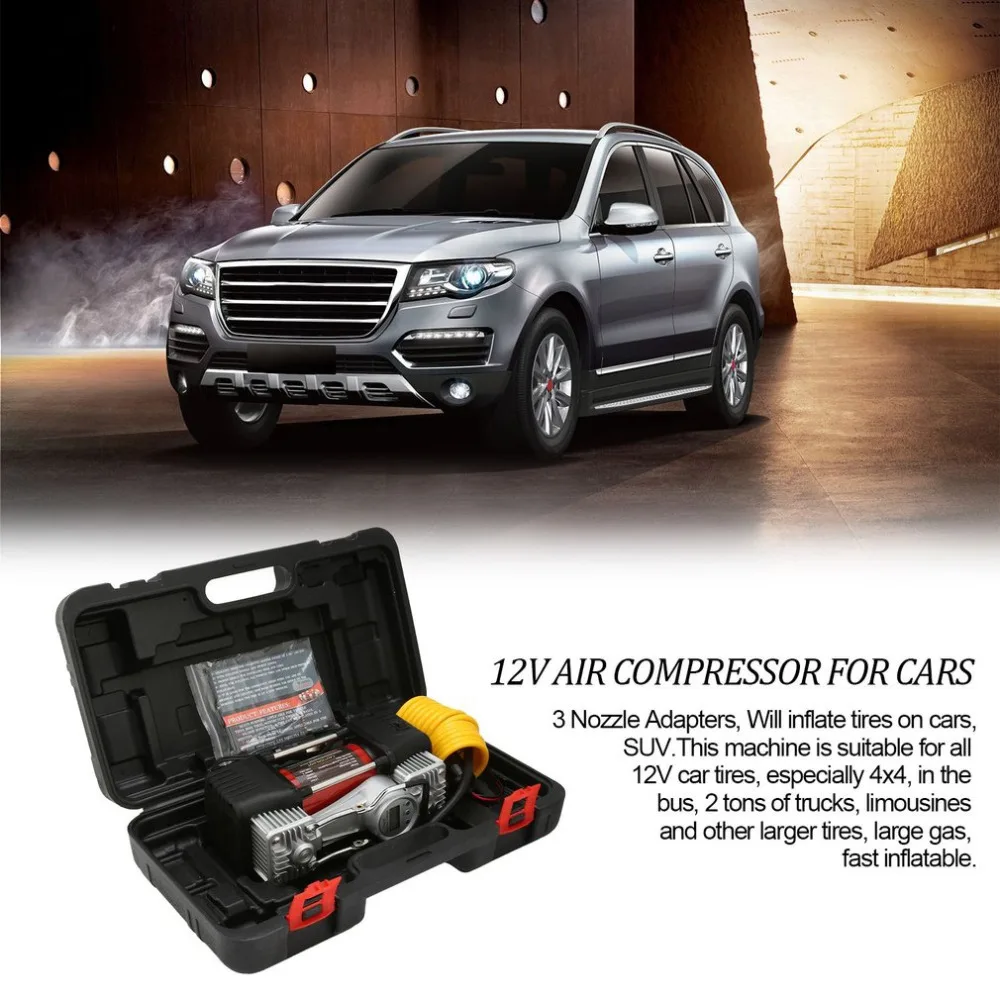 

Feature12V Automatic Digital Air Compressor 150Psi Car Tyre Inflator Kit Portable Air Compressor with Digital Display Gauge
