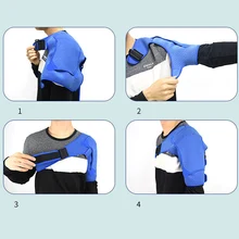 Shoulder Heating Pad USB Electric Heat Therapy Shoulder Wrap Brace for Rotator Cuff J2Y