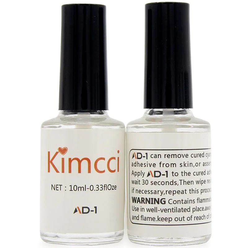 Kimcci 12 шт./партия профессиональный клей для ногтей, быстро удаляющий депондер, обезжириватель для лак для ногтей, наклейка, украшение, ложный очиститель для ногтей