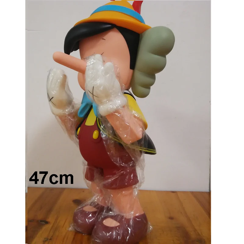High Quality 47cm Standing OriginalFake KAWS Pinocchio Companion Doll( Fast Shipping) High Quality 47cm Standing OriginalFake KAWS Pinocchio Companion Doll( Fast Shipping)