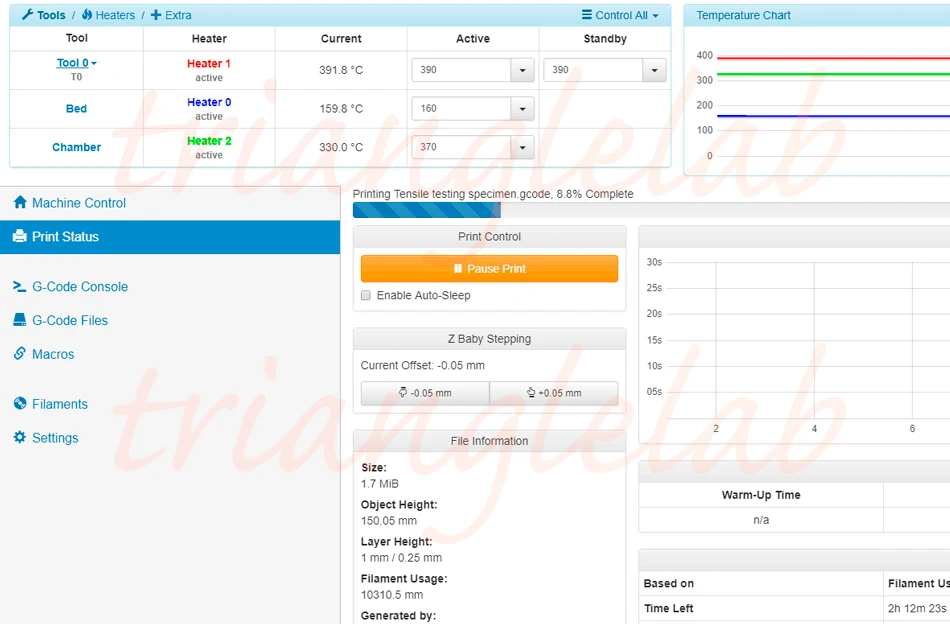 Trianglelab высокотемпературный T-V6 красный распылитель 1,75 мм для E3D V6 HOTEND совместим с PETG ABS PEI PEEK нейлон и т. д. красный распылитель