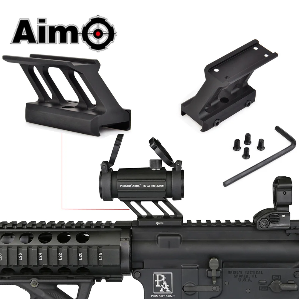 AIM-O крепление F1 для страйкбола T1/T-1/T2/T-2/TR02 Red Dot Fit Mil-spec Picatinny крепление рельсового прицела AO1780 Охотничьи аксессуары