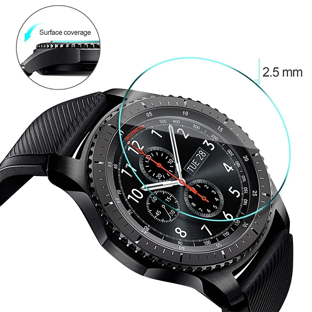 Твердость 9H HD Прозрачная Круглая защитная пленка из закаленного стекла протектор для huawei Watch GT Smart Watch Защитная крышка экрана