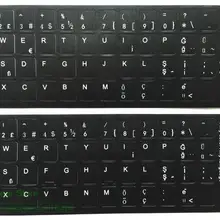 2 шт./лот Турецкая клавиатура Стикеры Турция языковые пленка для ноутбука Настольные клавиатуры Стикеры s для детей 11, 12, 13, 14, 15, 17 дюймов клавиатура