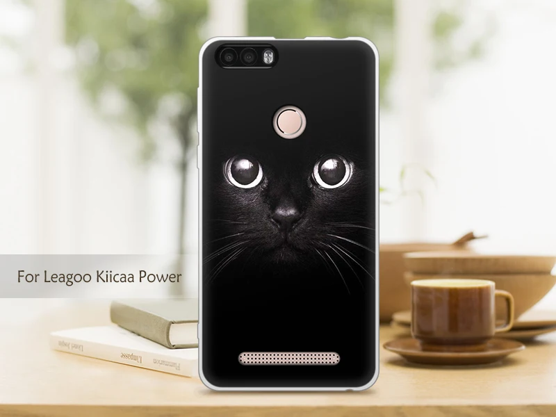 Чехол eiimoo, чехол для Leagoo Kiicaa power, силиконовый чехол, мультяшный принт, 3D рельеф, ТПУ, задняя Сумка для Funda, Leagoo, чехол для Kiicaa power