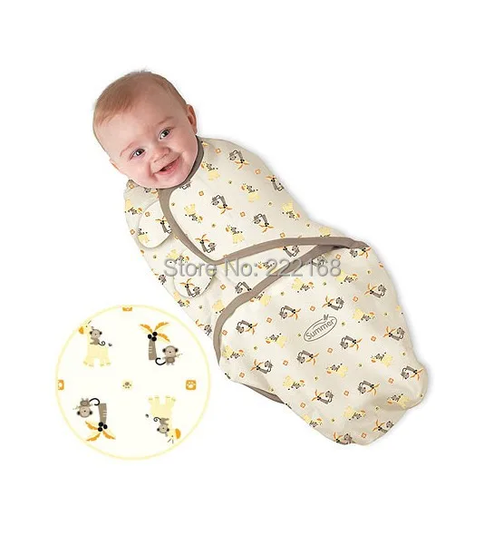 Newborn Baby Receiving Blankets 100% Cotton Baby Sleeping Bags Baby